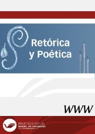 Retórica y Poética / director José Antonio Hernández Guerrero | Biblioteca Virtual Miguel de Cervantes
