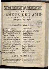 El amete de Toledo | Biblioteca Virtual Miguel de Cervantes