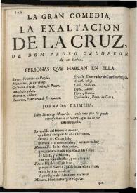 La exaltacion [sic] de la cruz | Biblioteca Virtual Miguel de Cervantes