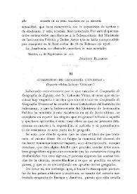 Compendio de Geografía universal / Antonio Blázquez | Biblioteca Virtual Miguel de Cervantes