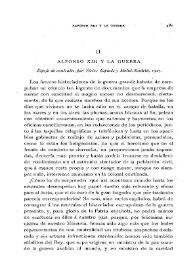 "Alfonso XIII y la guerra: espejo de neutrales", por Víctor Espinós y Moltó. Madrid, 1917 / Gabriel Maura Gamazo | Biblioteca Virtual Miguel de Cervantes