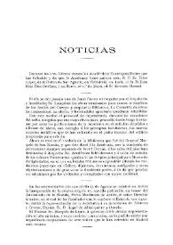 Noticias. Real Academia de Historia, tomo 73 (agosto-octubre 1918). Cuaderno II-IV | Biblioteca Virtual Miguel de Cervantes