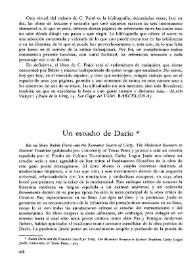 Un estudio de Darío / Mary Farakos | Biblioteca Virtual Miguel de Cervantes