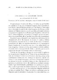 "Les dessous du Congrès de Vienne", por el Comandante M. H. Weil (Dos tomos en 8º de XXIV-870 y 782 páginas, respectivamente (París, 1917) / Gabriel Maura y Gamazo | Biblioteca Virtual Miguel de Cervantes