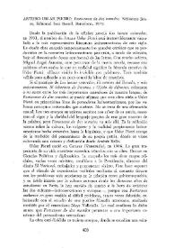 Arturo Uslar Pietri: "Fantasmas de dos mundos" / Ricardo Llopesa | Biblioteca Virtual Miguel de Cervantes