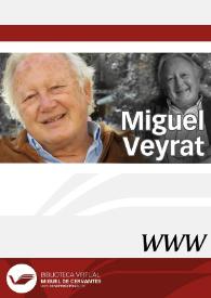 Miguel Veyrat / Ángel L. Prieto de Paula | Biblioteca Virtual Miguel de Cervantes