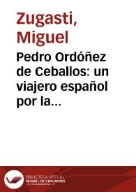 Pedro Ordóñez de Ceballos: un viajero español por la India del siglo XVI / Miguel Zugasti | Biblioteca Virtual Miguel de Cervantes
