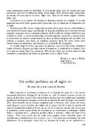 Un exilio político en el siglo XV. El caso del poeta Juan de Dueñas / Nancy Marino | Biblioteca Virtual Miguel de Cervantes