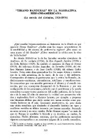 "Tirano Banderas" en la narrativa hispanoamericana: (La novela del dictador, 1926-1976) / Bernardo Subercaseaux | Biblioteca Virtual Miguel de Cervantes