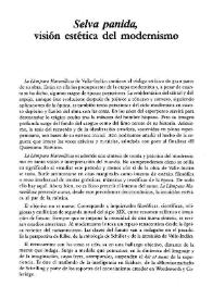 "Selva panida", visión estética del modernismo / Antonio Domínguez Rey | Biblioteca Virtual Miguel de Cervantes