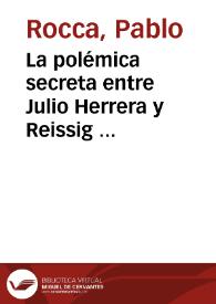 La polémica secreta entre Julio Herrera y Reissig y Horacio Quiroga (I): La torre de las intrigas / Pablo Rocca | Biblioteca Virtual Miguel de Cervantes