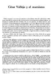 César Vallejo y el marxismo / Francisco Caudet | Biblioteca Virtual Miguel de Cervantes