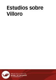 Estudios sobre Villoro | Biblioteca Virtual Miguel de Cervantes