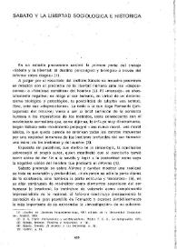 Sábato y la libertad sociológica e histórica / Marina Gálvez Acero | Biblioteca Virtual Miguel de Cervantes