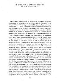Ni gibelino ni güelfo: Sábato es mucho Sábato / Isabel de Armas | Biblioteca Virtual Miguel de Cervantes
