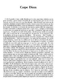 Carpe Diem / Abelardo Castillo | Biblioteca Virtual Miguel de Cervantes