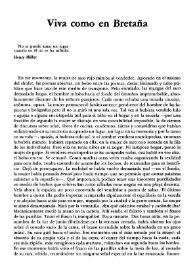 Viva como en Bretaña / Sylvia Iparraguirre | Biblioteca Virtual Miguel de Cervantes