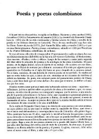 Poesía y poetas colombianos / Jaime García Maffla | Biblioteca Virtual Miguel de Cervantes
