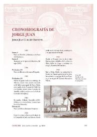 Cronobiografía de Jorge Juan / Jorge Juan Guillén Salvetti | Biblioteca Virtual Miguel de Cervantes