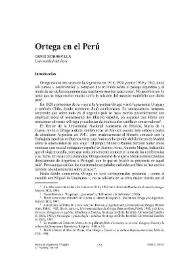 Ortega en el Perú | Biblioteca Virtual Miguel de Cervantes