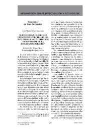 Revista de Hispanismo Filosófico, núm. 14 (2009). Información sobre investigación y actividades | Biblioteca Virtual Miguel de Cervantes