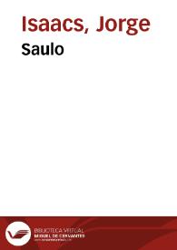 Saulo | Biblioteca Virtual Miguel de Cervantes