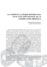 La visión de la mujer republicana en el cine documental de la Guerra Civil española | Biblioteca Virtual Miguel de Cervantes
