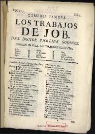 Los trabajos de Job / del doctor Phelipe Godinez | Biblioteca Virtual Miguel de Cervantes