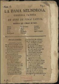 La dama melindrosa / comedia famosa de Lope de Vega Carpio | Biblioteca Virtual Miguel de Cervantes
