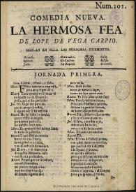 La hermosa fea / de Frey Lope de Vega Carpio | Biblioteca Virtual Miguel de Cervantes