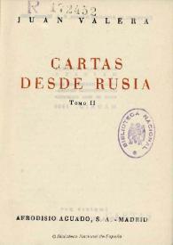 Cartas desde Rusia. Tomo II / Juan Valera | Biblioteca Virtual Miguel de Cervantes