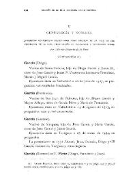 Genealogía y Nobleza (Continuación) [V] / por Alfredo Basanta de la Riva | Biblioteca Virtual Miguel de Cervantes