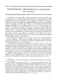 Presentimiento, descubrimiento e invención de América / Fernando Aínsa | Biblioteca Virtual Miguel de Cervantes