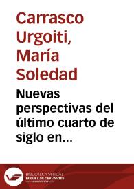 Nuevas perspectivas del último cuarto de siglo en torno a "Marcos de Obregón" / María Soledad Carrasco Urgoiti | Biblioteca Virtual Miguel de Cervantes