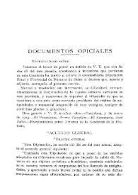 Documentos oficiales de la Diputación de Pamplona | Biblioteca Virtual Miguel de Cervantes