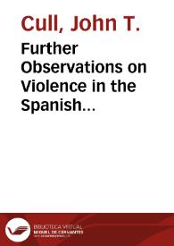 Further Observations on Violence in the Spanish Pastoral Novel / John T. Cull | Biblioteca Virtual Miguel de Cervantes