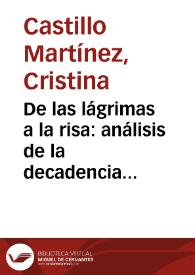 De las lágrimas a la risa: análisis de la decadencia de los libros de pastores / Cristina Castillo Martínez | Biblioteca Virtual Miguel de Cervantes