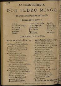 Don Pedro Miago / de don Francisco de Rojas Zorrilla | Biblioteca Virtual Miguel de Cervantes