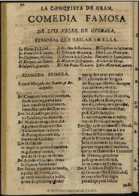 La conquista de Oran / de Luis Velez de Guebara | Biblioteca Virtual Miguel de Cervantes