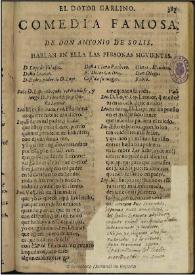 El doctor Carlino [1671] / de don Antonio de Solis | Biblioteca Virtual Miguel de Cervantes