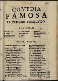 El priuado perseguido / [de Luis Veles de Gueuara] | Biblioteca Virtual Miguel de Cervantes