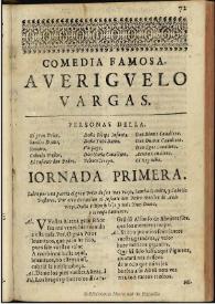 Averiguelo Vargas | Biblioteca Virtual Miguel de Cervantes