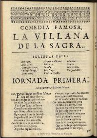 La villana de La Sagra | Biblioteca Virtual Miguel de Cervantes