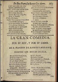Por su rey y por su dama / de Don Francisco Bances Candamo | Biblioteca Virtual Miguel de Cervantes