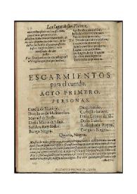 Escarmientos para el cuerdo | Biblioteca Virtual Miguel de Cervantes