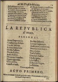 La republica al reues | Biblioteca Virtual Miguel de Cervantes