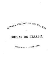 Poesías de Don José María Heredia. Tomo 1 | Biblioteca Virtual Miguel de Cervantes