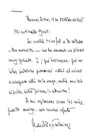 Mujica Lainez, Manuel, 19 de octubre de 1955 | Biblioteca Virtual Miguel de Cervantes