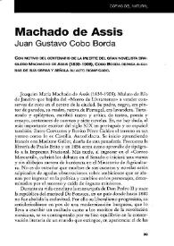 Machado de Assis / Juan Gustavo Cobo Borda | Biblioteca Virtual Miguel de Cervantes