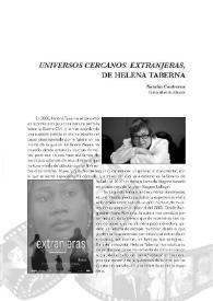 Universos cercanos. Extranjeras, de Helena Taberna / Natalia Contreras de la Llave | Biblioteca Virtual Miguel de Cervantes